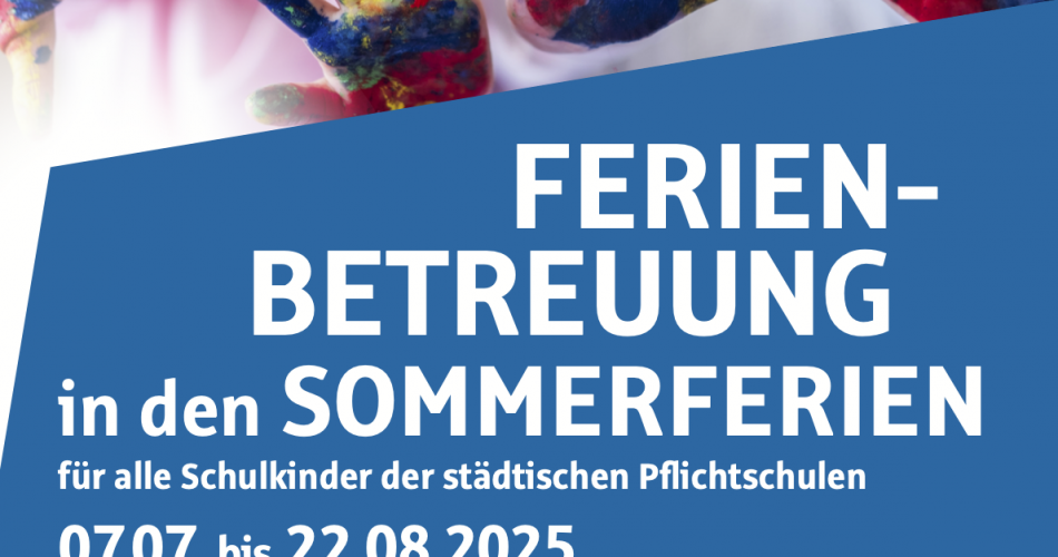 Ferienbetreuung in den Sommerferien